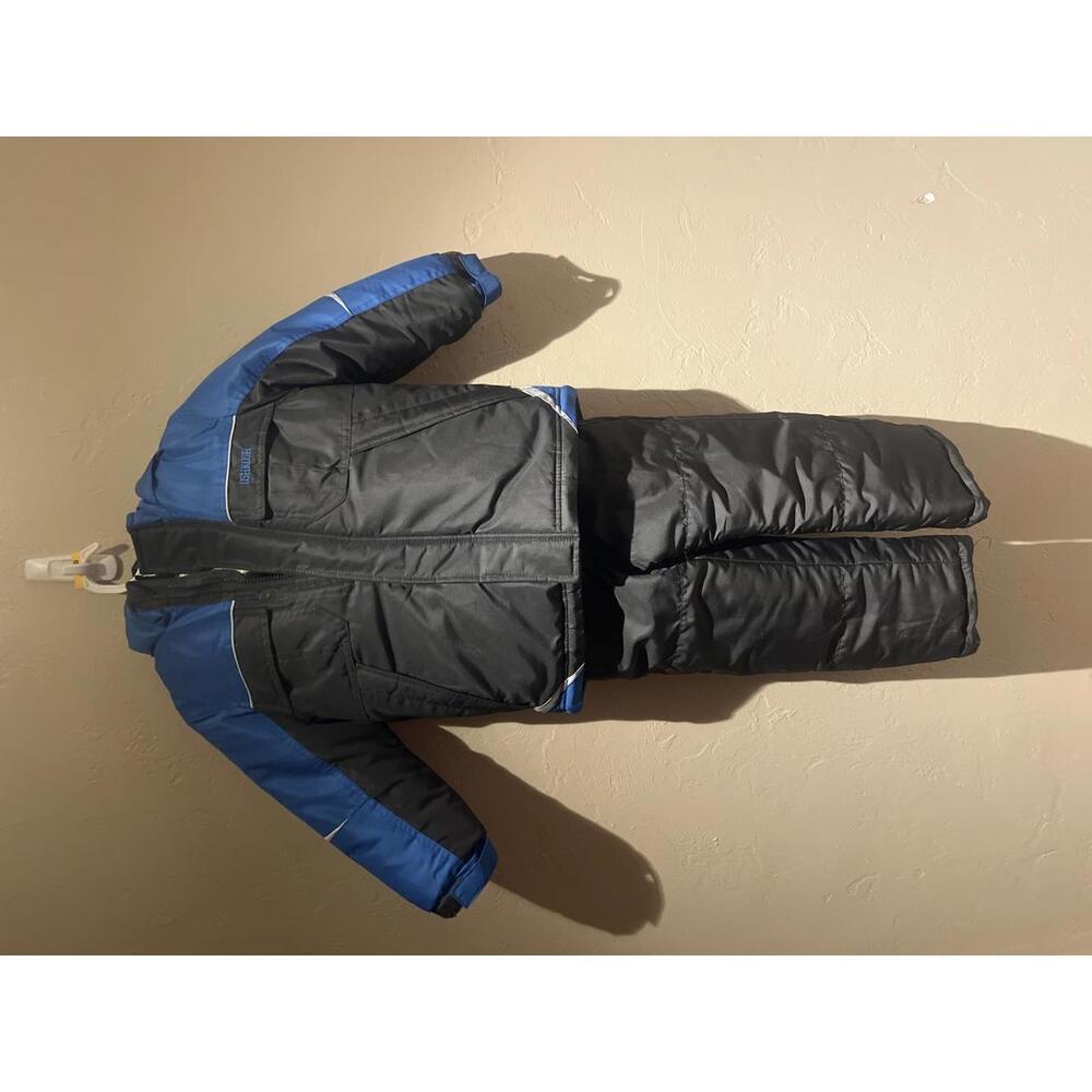 Kids' Two-Piece Winter Snowsuit - Blue and Black